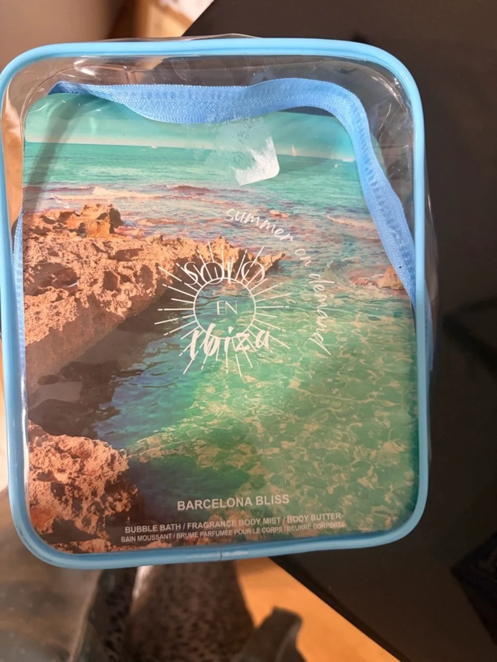 EN Blue Travel Beauty Set